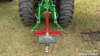 John Deere 3 point hitch towing attachment Class 1 [upl. by Adiela]