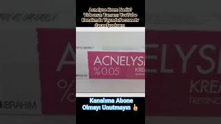 Acnelyse Krem Nedir keşfet shorts shortvideo shortsfeed acnelyse acnelysekrem akne sivilce [upl. by Aneloc]