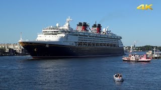 quotDisney Magicquot • Amsterdam Maiden Call • Transatlantic Cruise • May 25 2017 [upl. by Henigman]