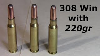 Loading 308 Win with Hornady 220 RN for Bear protection [upl. by Sedicla]