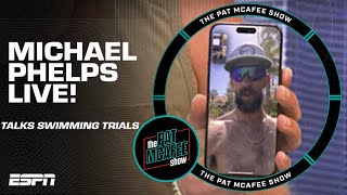 MICHAEL PHELPS LIVE ON AIR to talk 2024 Olympic Swimming Trials  The Pat McAfee Show [upl. by Gaughan135]