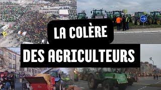 La colère des agriculteurs  Compilation manifestationsmobilisations 2024 FRANCEALLEMAGNE [upl. by Daenis968]