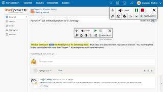 ReadSpeaker for Schoology [upl. by Nnylf305]