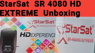 StarSat Sr4080HD EXTREME Receiver Unboxing  software updateFull info [upl. by Buddy]