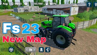 fs 23 new big map200 mods indian tractor High quality gameplay DLC unlock vehicles [upl. by Lotsirhc]