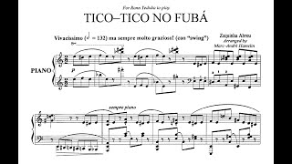 Zequinha de Abreu  Ticotico no fubá arr MarcAndré Hamelin Fabio Martino piano [upl. by Ynalem]