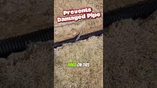 How to Prep Underground Buried Downspout for Concrete  PRO TIP [upl. by Schargel]