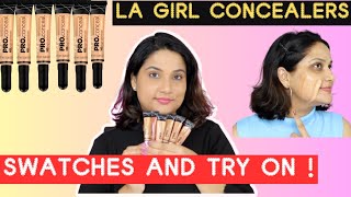 How to Conceal Dark Circles amp Pigmentation with LA Girl Pro Concealer Shades  Monica India [upl. by Qerat]