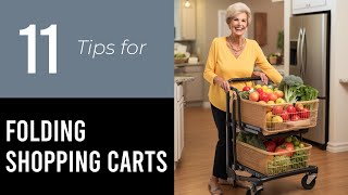 11 Tips On Folding Shopping Carts For Seniors [upl. by Notgnillew]