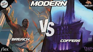 Ozhov Coffers VS Temur Breach MTG Modern [upl. by Arrimat]