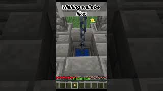 Wishing Wells in minecraft minecraft gaming [upl. by Eedia]