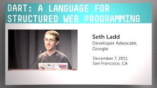 Dart A Language For Structured Web Programming [upl. by Halilad48]