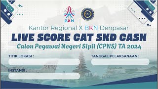 19 OKTOBER 2024 LIVE SCORE SKD CPNS 2024 TILOK MANDIRI BKN KUPANG ASRAMA HAJI KUPANG [upl. by Danczyk]