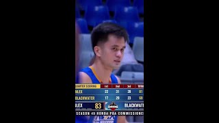 JB Bahio GETS FIRST PBA BUCKET for NLEX vs Blackwater 🦁  PBA Season 49 Commissioners Cup [upl. by Maxi]