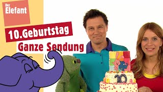 Geburtstagssendung  10 Jahre Sendung mit dem Elefanten  Der Elefant  WDR [upl. by Aymer]