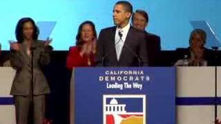 Address to the 2007 California Democratic Convention [upl. by Eglantine]