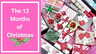 NEW 12 Months of Christmas Challenge  Creating Christmas Projects Each Month  Tiered Tray Decor [upl. by Enwad]