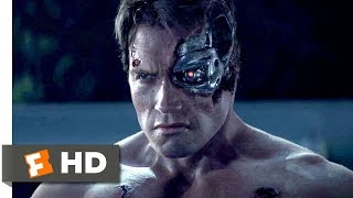 Terminator Genisys 2015  Pops vs the T800 Scene 110  Movieclips [upl. by Ahcirt]