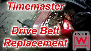 Toro Timemaster Drive Belt Replacement [upl. by Elo]