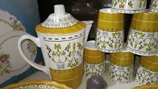 pure melamine dinner set 125pcs Irani model price 6000 ka hai WhatsApp Number 9347285204 [upl. by Hawthorn]