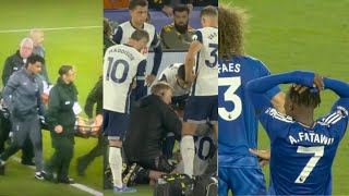 Rodrigo Bentancur head injury vs Leicester City vs Tottenham Rodrigo Bentancur injury vs Leicester [upl. by Elletnohs231]