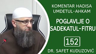 152 UMDETULAHKAM  Ko je obavezan dati sadekatulfitr vitrove [upl. by Venice279]