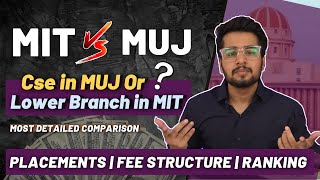 Manipal Jaipur vs Manipal Karnataka Comparison Review 2022  Placements  Fee Structure  MIT vs MUJ [upl. by Tallia]