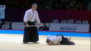 Aikido Bokken Demonstration Mexico amp Australia SportAccord World Combat Games 2013 [upl. by Isidora]