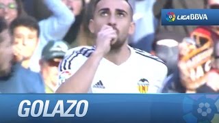 Golazo de Paco Alcácer 11 Valencia CF  Getafe CF [upl. by Nimaynib254]