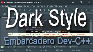 Embarcadero DevC dark style [upl. by Barrie]