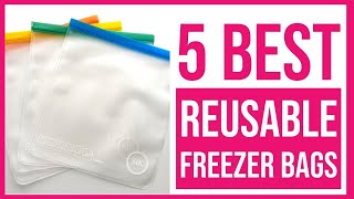 5 Best Reusable Freezer Bags for 2020  Plus How to Label Them Too [upl. by Sineray656]