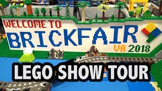 BrickFair Virginia 2018 LEGO Convention Tour [upl. by Devaney]