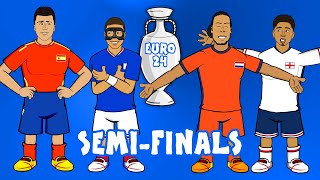 The Semi Finals of EURO 2024 Spain vs France Netherlands vs England SemiFinal Preview [upl. by Toll829]