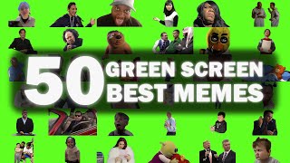 BEST 50 GREEN SCREEN MEMES PART 1 [upl. by Arremat]