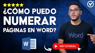 Cómo NUMERAR PÁGINAS en Word  🔢 Numerar Desde Cualquier Página 🔢 [upl. by Nemraciram]