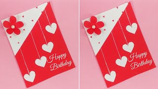 DIY  Happy birthday greeting card for best friend 💗👯‍♂️ Handmade birthday card ideas  Art Galaxy [upl. by Siurtemed678]