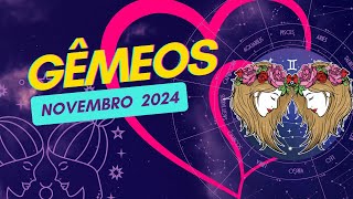 GÊMEOS ♊️AMOR E RELACIONAMENTOS 💖💖NOVEMBRO de 2024  Horóscopo ♊️🧡🧡 Horóscopo [upl. by Nassi]