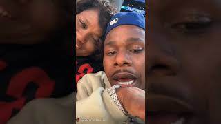 DaBaby Took His Mom To The Lakers vs Grizzlies Game dababy [upl. by Uticas]