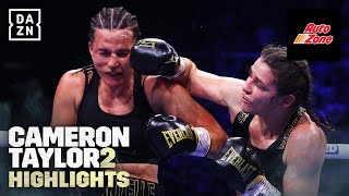 UNDISPUTED REMATCH  Chantelle Cameron vs Katie Taylor 2 Fight Highlights [upl. by Hevak]