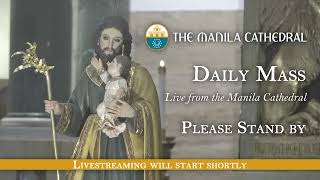 Daily Mass at the Manila Cathedral  March 19 2024 730am [upl. by Siuqcram]