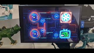 HUD Display for 7quot Monitor w Rainmeter Overlays [upl. by Xila]