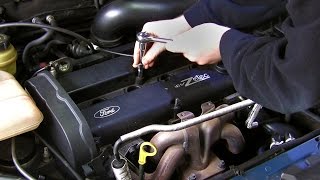 Simple howto Replace Ford Focus rocker valve cover gasket PCV failure 2 [upl. by Ricoriki891]