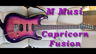 M Musi quotCapricorn Fusionquot Guitar HUGE Bang for the buck [upl. by Jaffe747]