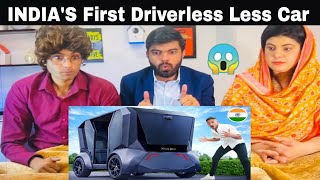 Indias First Driverless Car Pakistani Reaction [upl. by Leaffar]