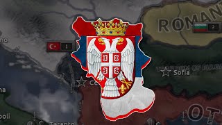 Serbia creates Yugoslavia in hoi4 [upl. by Arrimat]