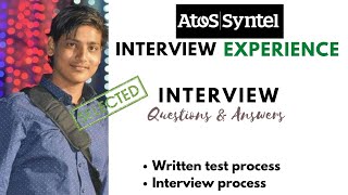 Atos syntel latest interview experience 2022  Atos syntel interview questionsampanswers  Atos syntel [upl. by Sirovart]