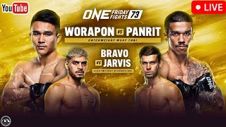 ONE Friday Fights 73 Worapon vs Panrit  LIVE STREAM  Muay Thai Watch Party  ONE Lumpinee 73 [upl. by Barbuto]