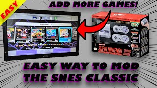 Simple Way to HackMod Your SNES Classic StepbyStep How To Guide Add More Games [upl. by Bekaj]