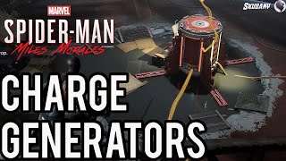 How To Charge The Generators  SpiderMan Miles Morales  Gameplay Walkthrough 4K  No Commentary [upl. by Teena239]