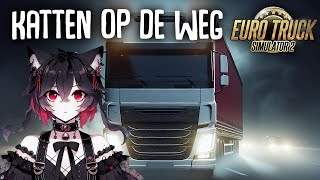 Euro Truck Simulator 2  Twitch Highlights 2 Katten Op De Weg [upl. by Sheffield]